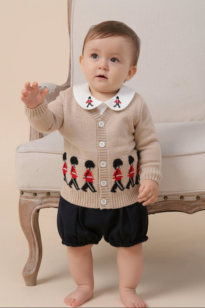 CozyTales™ – Cartoon Knit Jacket for Toddlers