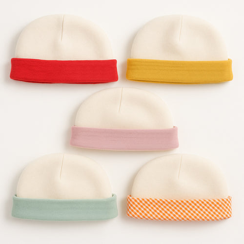 Newborn Hat in Organic Cotton - Honey